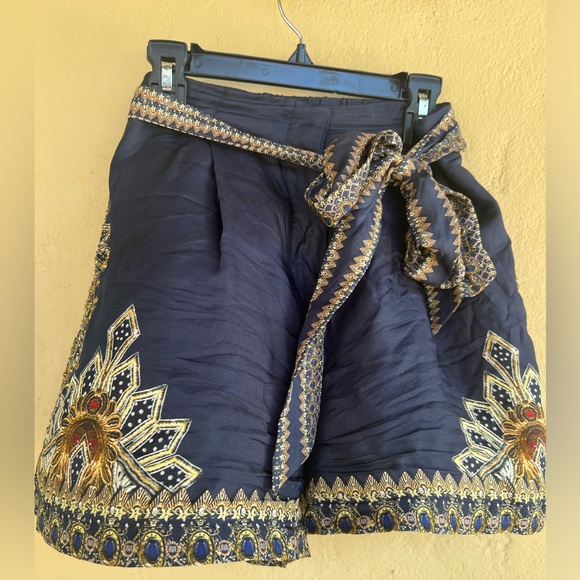 Camilla Torero Belted Navy Shorts - Picture 6 of 6